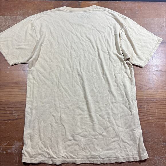 Vans T-Shirt Mens Large Beige Armadillo Graphic Logo Tee Skate Classic Fit Cotto - Picture 5 of 6